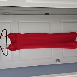 Vintage Red prom dress